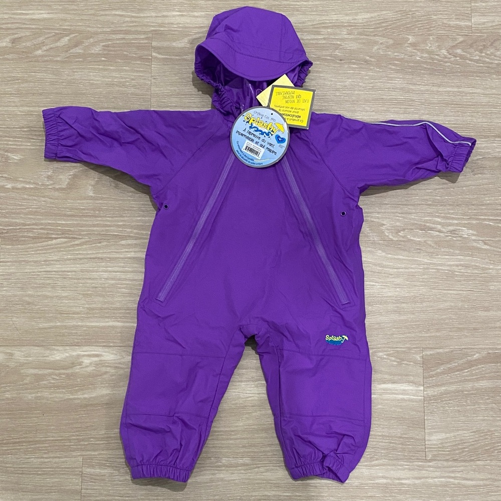Splashy waterproof rain and mud suit 6-12 months